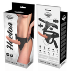 HARNESS ATTRACTION Hector – Vibrations-Harness mit Klitorisstimulator, 20 x 3,5 cm