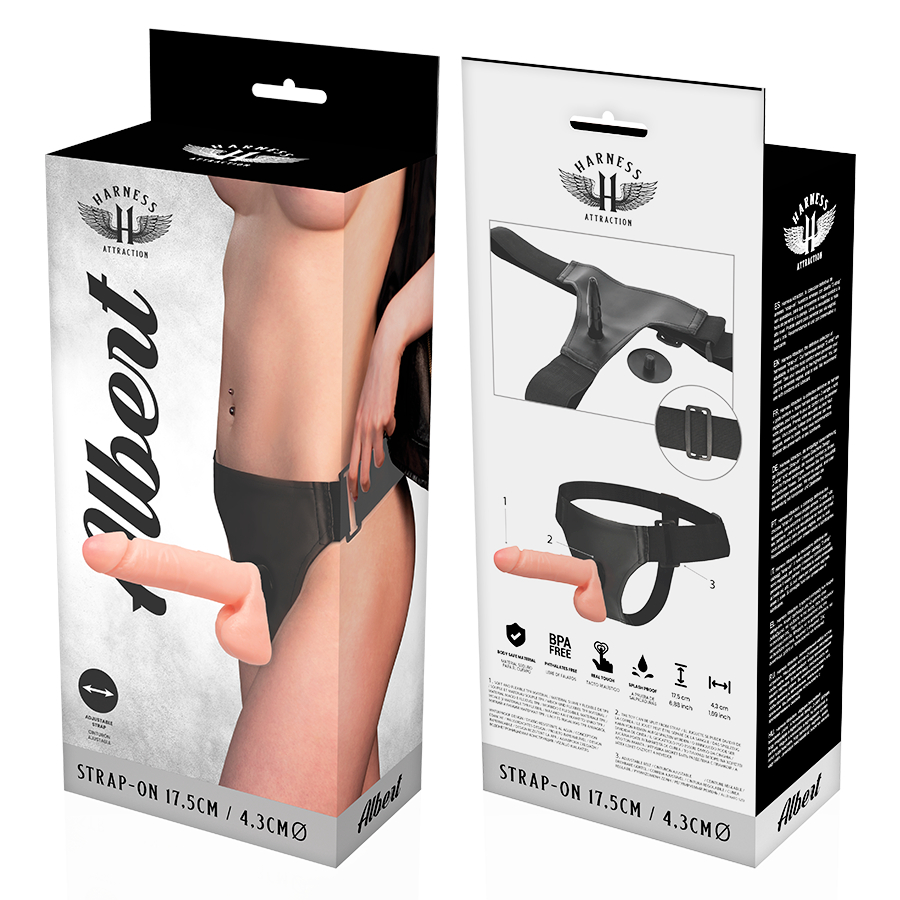 HARNESS ATTRACTION Albert – Rnes  realistic 17.5 cm -o- 4.3 cm