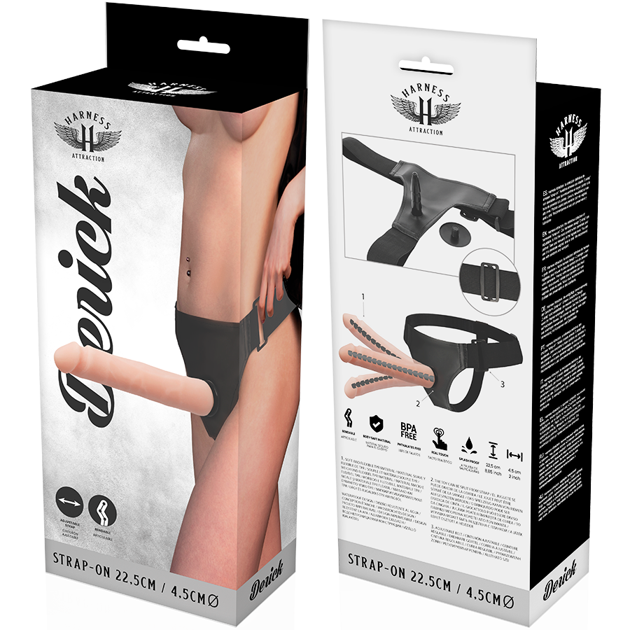 HARNESS ATTRACTION Derick – Articulable flesh 22.5 cm -o- 4.5 cm