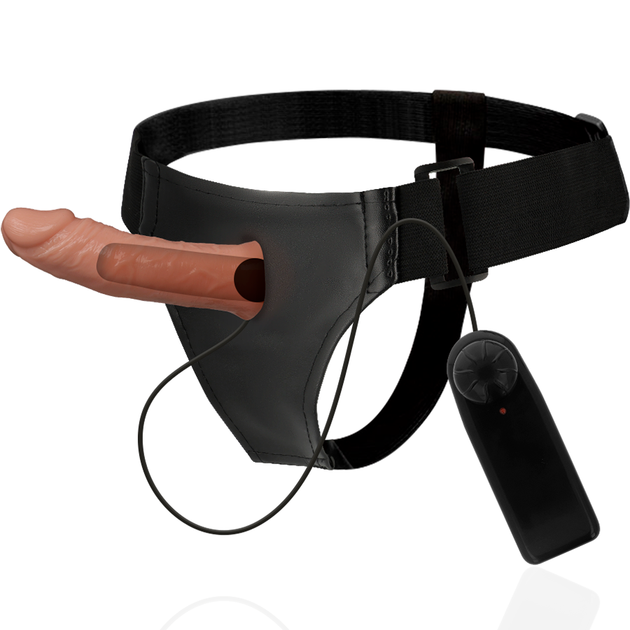 HARNESS ATTRACTION Benny – Hohlharness mit Vibrator, 15 x 4,5 cm