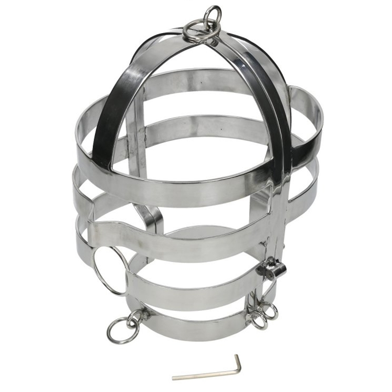 METAL HARD – Maschera con collana in acciaio