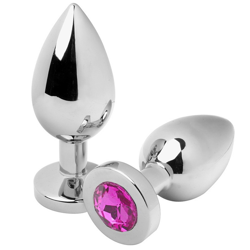 METAL HARD – ANAL PLUG DIAMOND MEDIUM 7.62CM