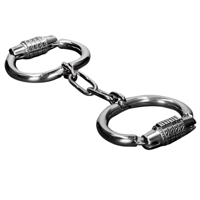 METAL HARD – MENOTTES DURES EN MÉTAL AVEC SERRURE COMBINAISON