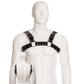LEATHER BODY Bulldog – Schwarzes Ledergeschirr für Herren, S–XL