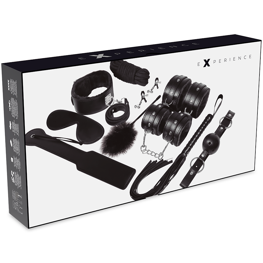 EXPERIENCE Black Series – BDSM-Fetisch-Set, 11-teilig