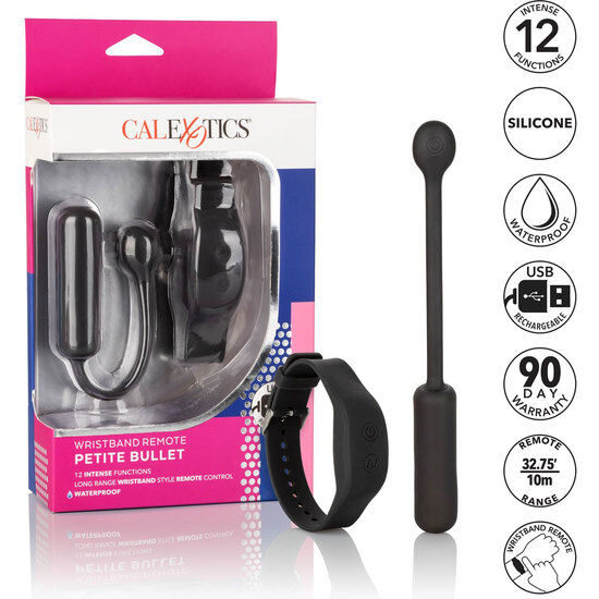 CALEXOTICS Petite Bullet – Mini-Vibrator mit Armband-Fernbedienung