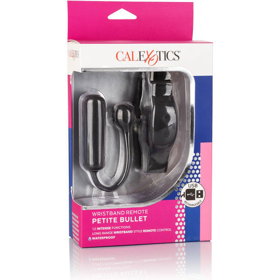 CALEXOTICS Petite Bullet – Mini-Vibrator mit Armband-Fernbedienung