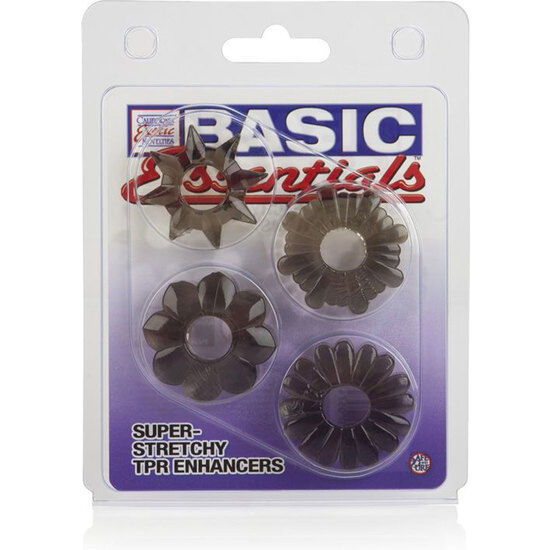 CALEXOTICS Basic Essentials – Paquet de 4 essentiels de base