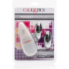 CALEXOTICS Pocket Exotics – Vibrierende Kugeln Duo, silber