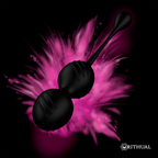 RITHUAL – BALLES DE KEGEL VIBRANTES RECHARGEABLES NISHA NOIRES