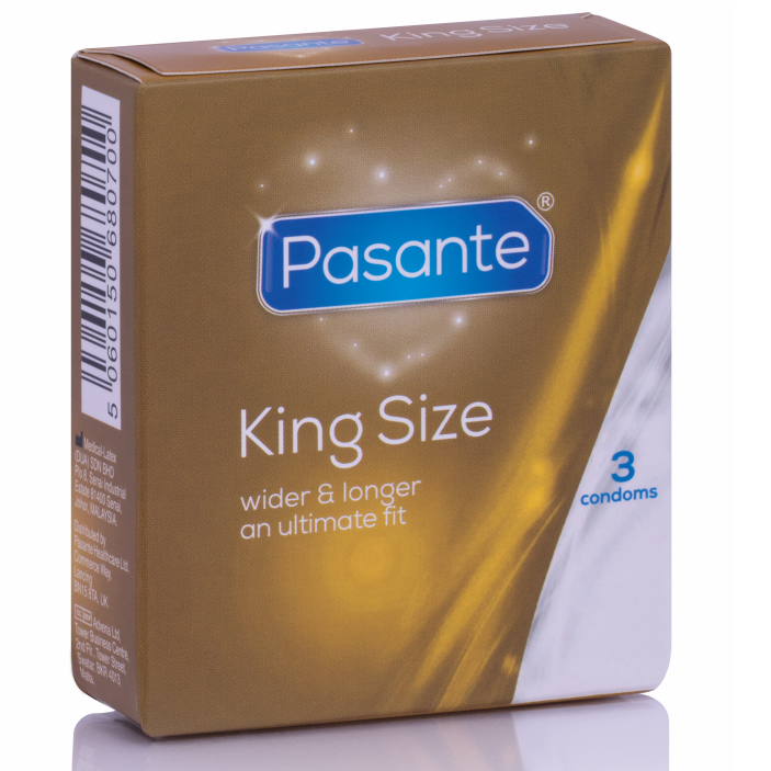 PASANTE King Size – Préservatifs  3 unités