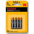 Kodak – Xtralife Alkaline AAA-Batterien, 4er-Blister