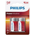 Philips – Power Alkaline Batterie C LR14, 2er-Blister