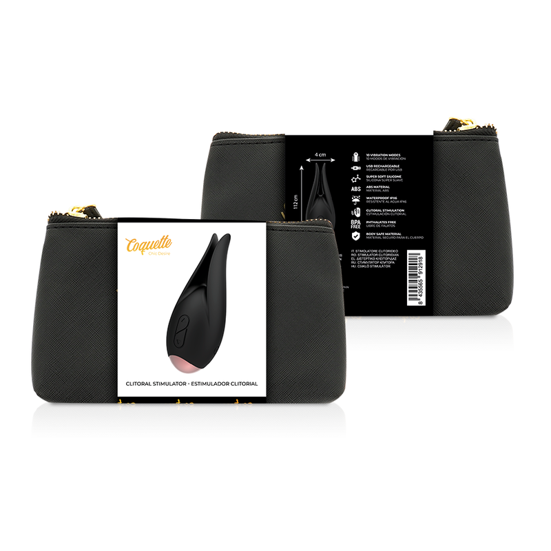 COQUETTE Chic Desire – Klitoris-Stimulator, Schwarz/Gold
