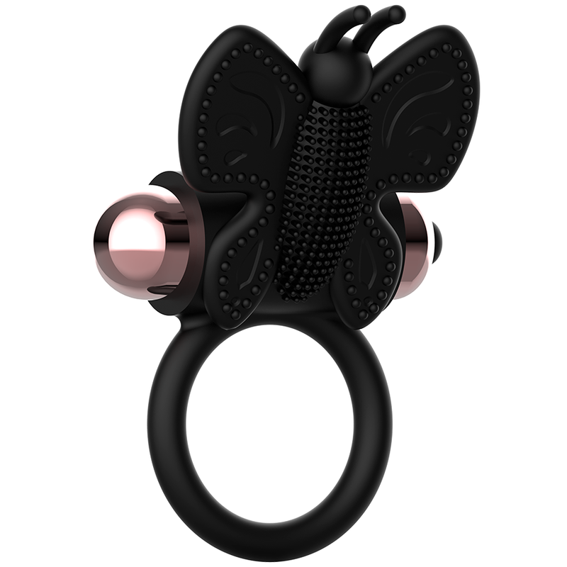 COQUETTE CHIC DESIRE – Anello cazzo farfalla con vibratore nero/oro