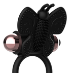 COQUETTE Chic Desire Schmetterling – Vibrationsring, Schwarz/Gold