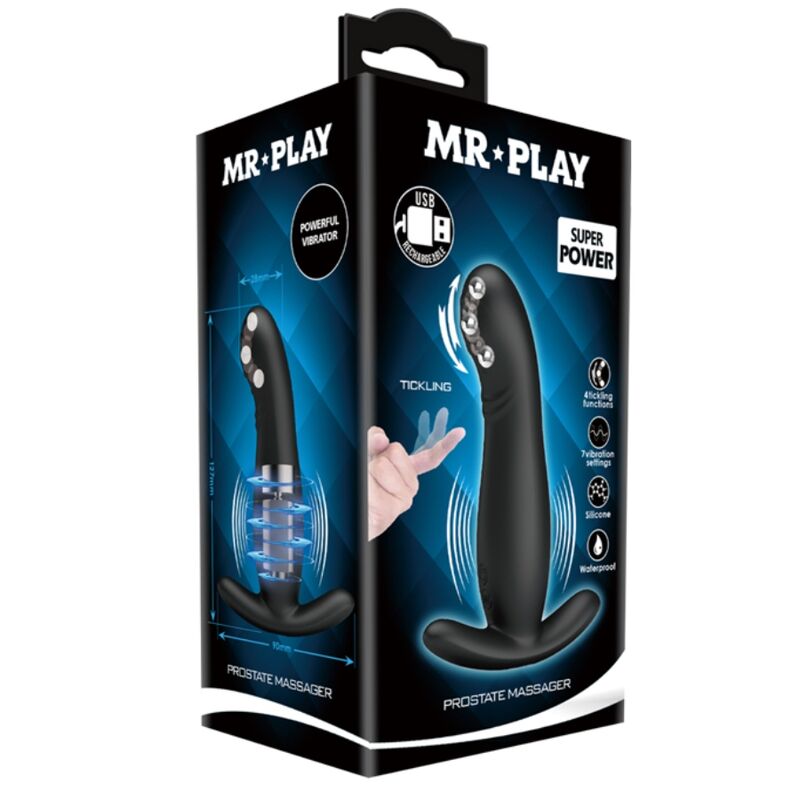 MR PLAY – Rechargeable black prostate massager