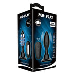 MR PLAY – Anal plug with Vibration black remote control