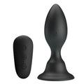 MR PLAY – Anal plug with Vibration black remote control