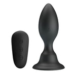 MR PLAY – Anal plug with Vibration black remote control