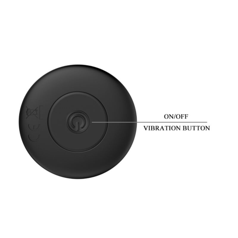 MR PLAY – Rechargeable black vibrator anal plug