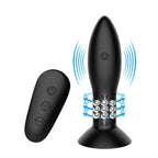 MR PLAY Analstecker mit rotierenden Perlen – inkl. Fernbedienung, schwarz