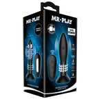 MR PLAY Analstecker mit rotierenden Perlen – inkl. Fernbedienung, schwarz