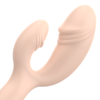 OHMAMA Rabbit Klassik – G-Punkt- und Klitorisvibrator, Flesh, Xmas Edition