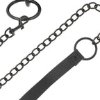 DARKNESS – Black necklace with chain