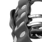 DARKNESS – Leather chastity cage with lock