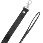 DARKNESS BONDAGE – Gefüttertes Halsband mit Titankette
