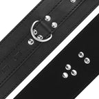 DARKNESS BONDAGE – Handschellen aus schwarzem Kunstleder