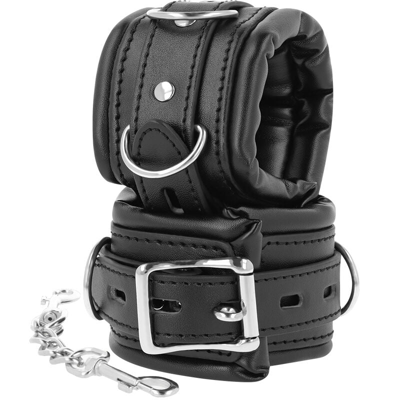 DARKNESS BONDAGE – Gepolsterte BDSM-Handschellen, 20 cm