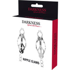 DARKNESS BONDAGE – Nippelklemmen aus Metall mit Kette