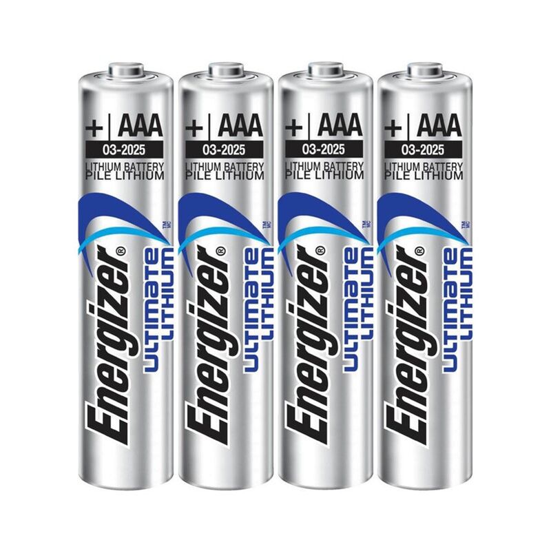 ENERGIZER – Ultimate Lithium piles AAA lot de 4