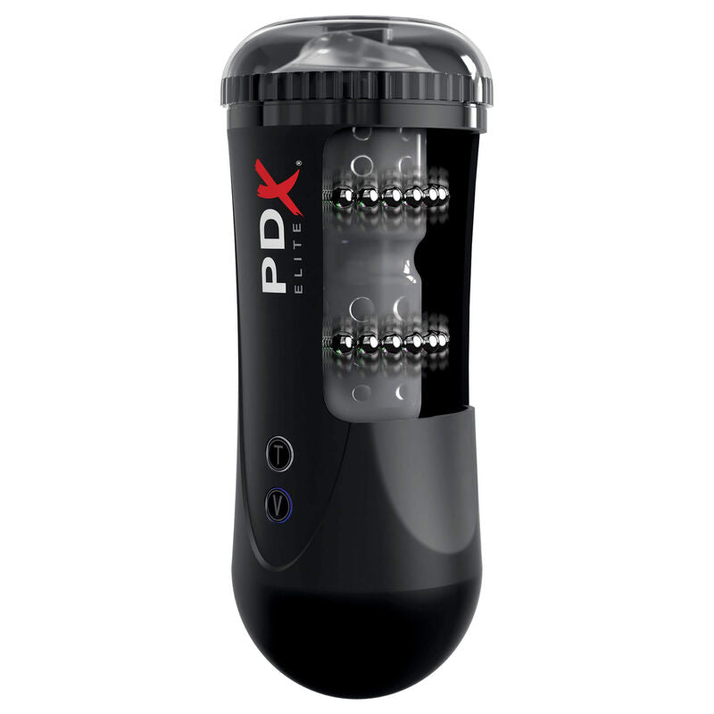 PDX Elite Moto Stroker – Automatischer Masturbator mit Vibration und Streichelfunktion