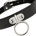 COQUETTE CHIC DESIRE – Fetisch-Halsband aus veganem Leder, 43 cm