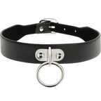COQUETTE CHIC DESIRE – Fetisch-Halsband aus veganem Leder, 43 cm