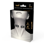 COQUETTE CHIC DESIRE – Fetisch-Halsband aus veganem Leder, 38 cm