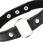 COQUETTE CHIC DESIRE – Fetisch-Halsband aus veganem Leder, 38 cm