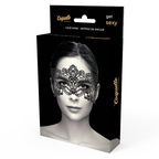 COQUETTE CHIC DESIRE – Breite Spitzen-Augenmaske, Schwarz