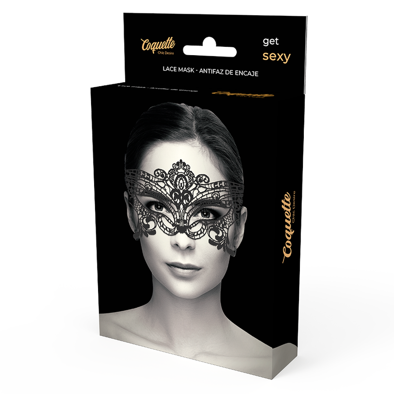 COQUETTE CHIC DESIRE – Lace mask black