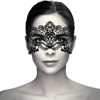 COQUETTE CHIC DESIRE – Breite Spitzen-Augenmaske, Schwarz
