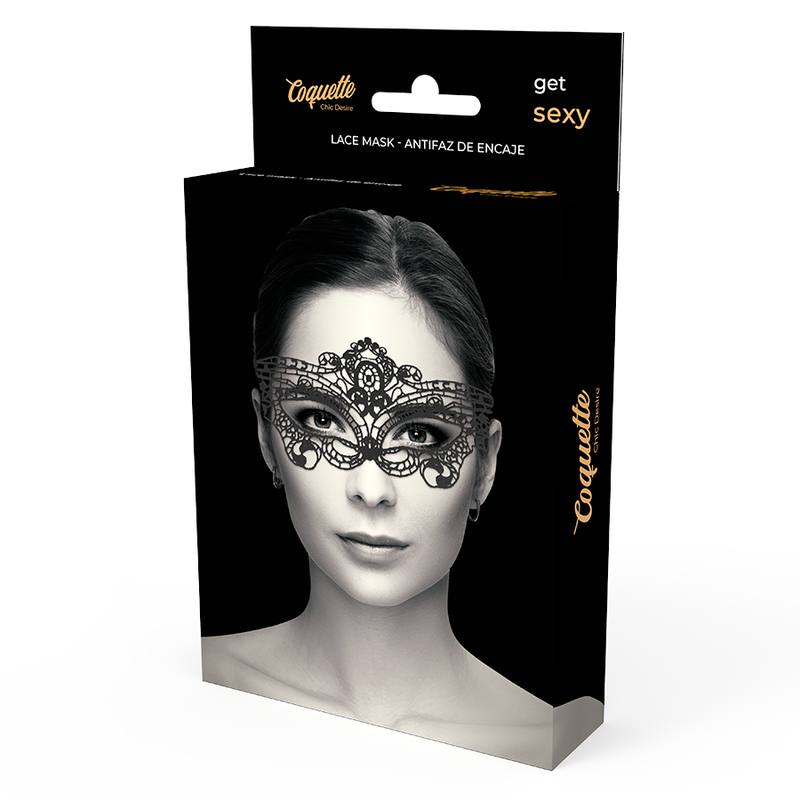 COQUETTE CHIC DESIRE – Lace mask black