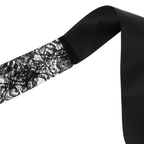 COQUETTE CHIC DESIRE – Maschera in pizzo nero con nastro
