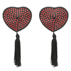 COQUETTE CHIC DESIRE – Nippelabdeckungen, Rot/Schwarz