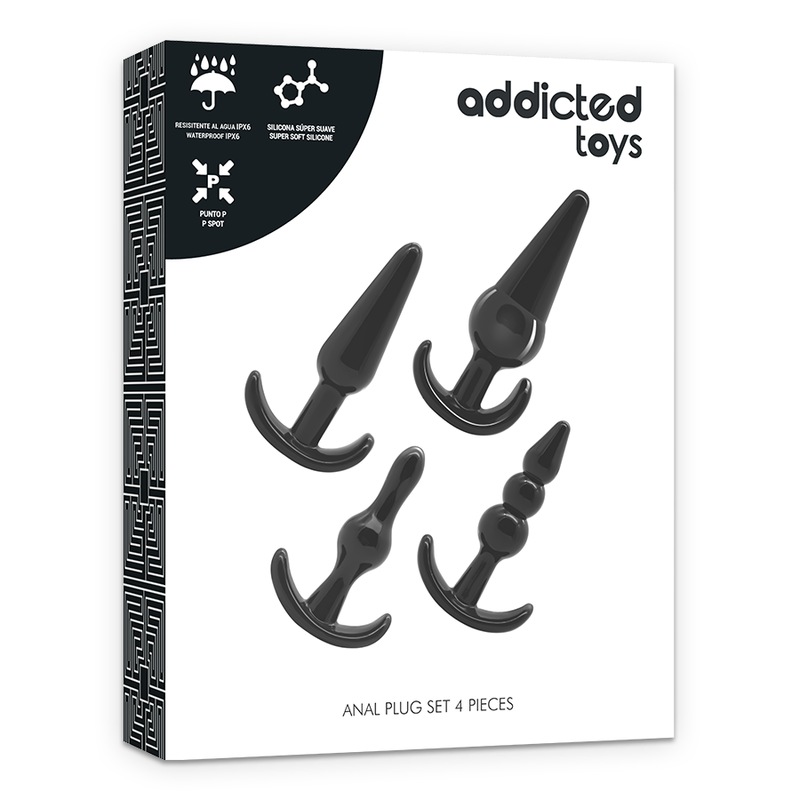 ADDICTED TOYS – ENSEMBLE 4 BOUCHONS ANAL