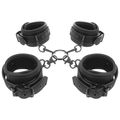 FETISH SUBMISSIVE – Set di manette per mani e caviglie con fodera in noprene