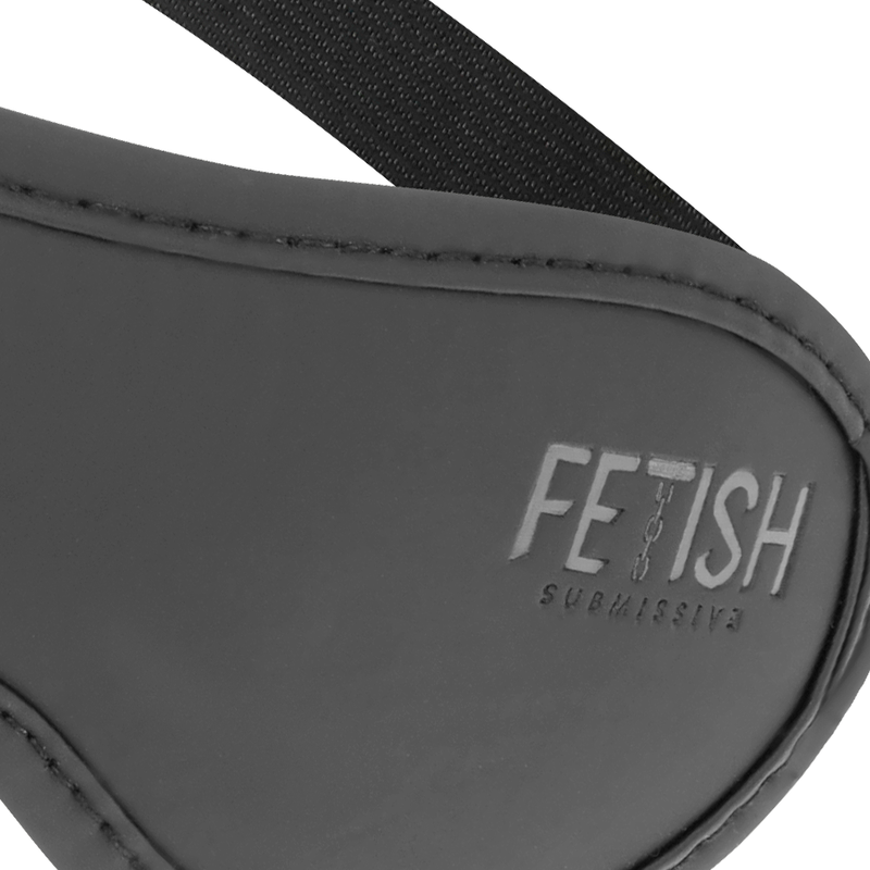 FETISH SUBMISSIVE Vegane Ledermaske II – mit elastischem Riemen