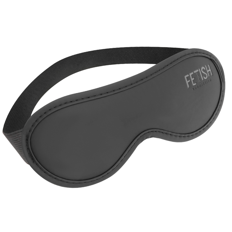 FETISH SUBMISSIVE Vegane Ledermaske II – mit elastischem Riemen